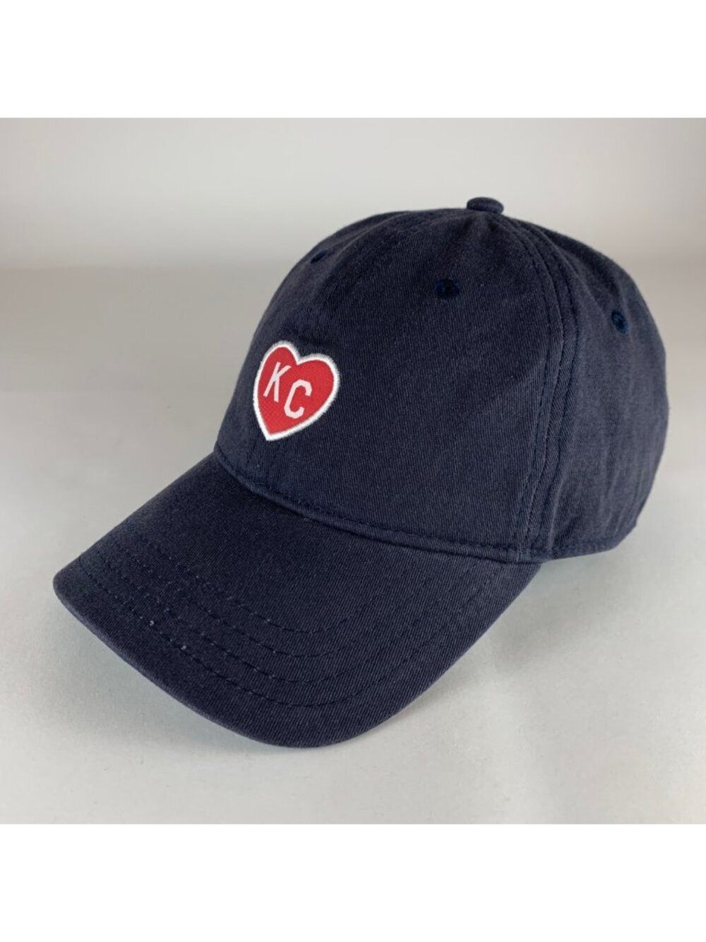 KC Heartland Unisex Gray Charlie Hustle Relaxed Fit Strapback Hat